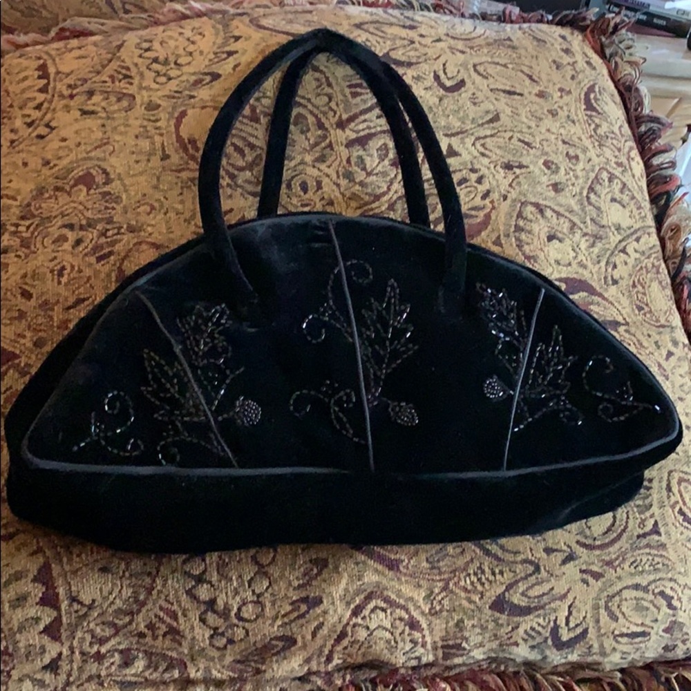 Vintage velvet bag EUC